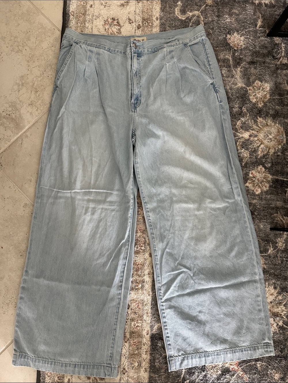 Madewell The Harlow Trouser Wide-Leg Jeans